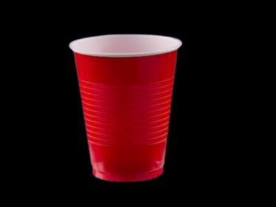 VASO AMSCAN #12 ROJO