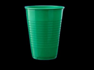 VASO AMSCAN #12 VERDE C/20 PZAS