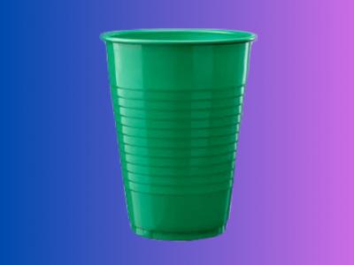 VASO AMSCAN #12 VERDE C/50 PZAS